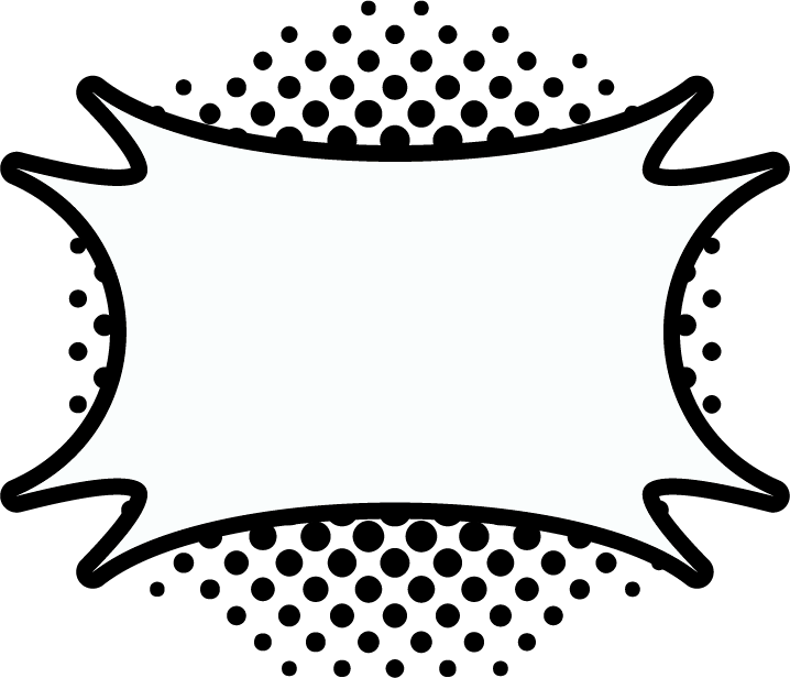 Comic Style Speech Bubble